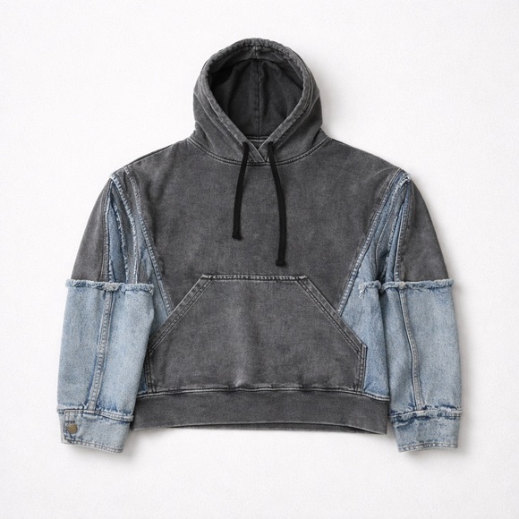 Oli & Hali Gray and Blue Utility Jacket - Picture 9 of 9